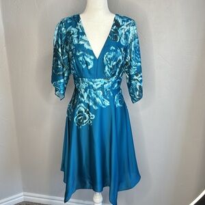 Turquoise dress NWT White House black market size 2